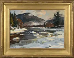 Untitled by Aldro Thompson Hibbard, oil on artist board, sold Mar 2024
