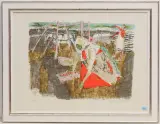 Bei der Ernte by Alois Carigiet, 1964, color lithograph, sold Mar 2023