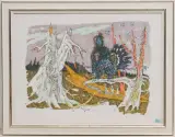 Auerhahn by Alois Carigiet, 1974, color lithograph, sold Mar 2023