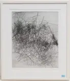 Ohne Titel by Lenz Klotz, 1959, etching, sold Mar 2023