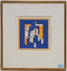 Jonien by Brigitta Malche, 1970, gouache, sold Mar 2023