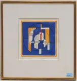 Jonien by Brigitta Malche, 1970, gouache, sold Mar 2023