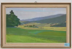 Kleine Landschaft by Philippe Robert, gouache, sold Mar 2023