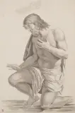 Die Taufe Christi by Johann Heinrich Lips, pencil, offered Dec 2022