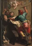 Das Martyrium des Heiligen Fidelis von Sigmaringen by Süddeutsch, 18.Jh., oil on canvas, offered Dec 2022