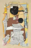 Ohne Titel by Rita Kernn-Larsen, 1970, oil on canvas, sold Dec 2022