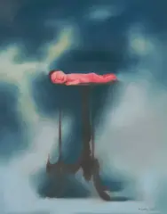 Baby No by Ma Liuming, 2004, oil on canvas, offered Dec 2022