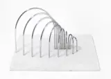 Kahala Welcome by Yaacov Agam, marble, sold Dec 2022