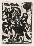 Ballade by Hubert Berke, 1945, woodcut, offered Dec 2022