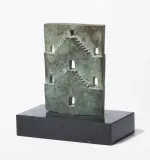 Petite stèle des amoureux by Vincent Batbedat, 1983, bronze, sold Dec 2022