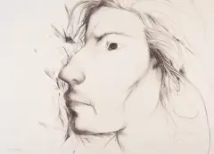 El by Servando Cabrera Moreno, 1972, mixed media, sold Dec 2022