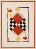 Roi de coeur by Sonja Delaunay-Terk, pencil, sold Dec 2022