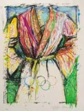 Olympic Robe by Jim Dine, 1988, color lithograph, offered Dec 2022