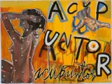 Acupuntura by Rodolfo Llopiz, 1998, acrylic, offered Dec 2022