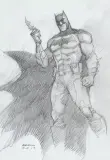 Batman by Enrico Marini, 2019, pencil, sold Dec 2022
