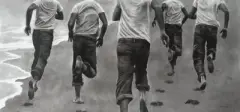 Adelante by Patsy McArthur, charcoal, sold Dec 2022