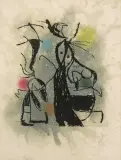 Aldebaran by Joan Miró, 1978, color aquatint, sold Dec 2022