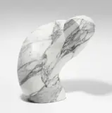 Katze by Jaya Schuerch, 1994, marble, offered Dec 2022