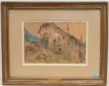 St. Gingolph by Albert Lebourg, watercolor, sold Dec 2022
