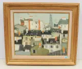 Paris, la Tour Eiffel by Eugène Baboulène, 1979, oil on canvas, sold Dec 2022