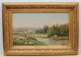 Gegenstücke: Landschaften by José Franco Cordero, oil on canvas, offered Dec 2022