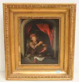 Kopie d by Gerrit Dou, oil, offered Dec 2022