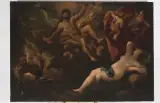 Kopie des 17.Jhs by Luca Giordano, oil on canvas, sold Dec 2022