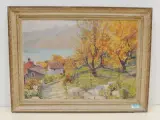 Ascona, Weg nach Ronco by Paul Kutscha, oil on board, offered Dec 2022