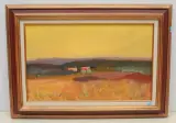 L'aube en Toscane by Alphonse Lanoë, 1983, oil on canvas, sold Dec 2022