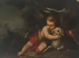 Der Hl. Johannes d by Spanien, 18.Jh., oil on canvas, sold Dec 2022