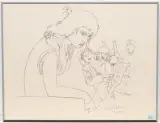 Ohne Titel by Jean Cocteau, 1955, lithograph, sold Dec 2022