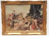 Bad der Diana by Oskar Larsen, 1936, mixed media, sold Dec 2022