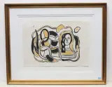 Komposition by Fernand Léger, color lithograph, sold Dec 2022