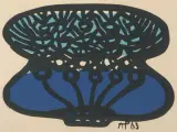 Ohne Titel by Amelia Peláez, 1963, pochoir, sold Dec 2022