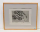 Ohne Titel by Akiko Sato, 1998, etching, sold Dec 2022
