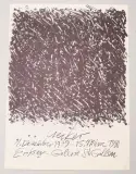 Ohne Titel by Günther Uecker, 1979, poster, sold Dec 2022