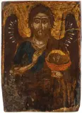 Griechisch, Mitte 18.Jh by Hl. Johannes d. Vorläufer, tempera, offered Dec 2022