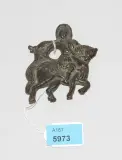 Griechisch, 19.Jh by Anhänger "Hl. Georg", bronze, sold Dec 2022