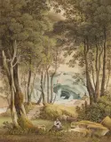 1.Hälfte 19.Jh by Berner Kleinmeister, watercolor, sold Dec 2022