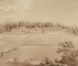 Das Schwarzbrünnlein im Gurnigel by Johann Jakob Meyer, watercolor, sold Dec 2022