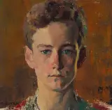 Portrait Carl Walter Liner, 1927 by Carl August Liner, oil on canvas, sold Dec 2022