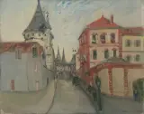 Chartres", 1931 by Varlin, oil on canvas, offered Dec 2022