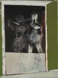 Le Bordel", um 1930 by Coghuf, oil on canvas, sold Dec 2022