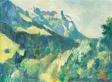 Weissbachtal mit Alpstein by Carl Walter Liner, oil on canvas, sold Dec 2022