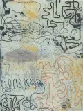 Apotheke XXXVIII by Carlos Matter, 2018, mixed media, sold Dec 2022