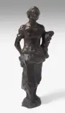 Frau mit Getreide by Eduard Spörri, 1959, bronze, offered Dec 2022