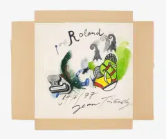 Pour Roland by Jean Tinguely, 1977, pen and ink, offered Dec 2022