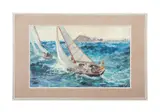 Leonotis Homeward Bound" circa by Tom Hamilton, oil on canvas board, sold Jun 2023
