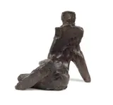 Seated Figure by Richard Wake, bronze sculpture, sold Jun 2023