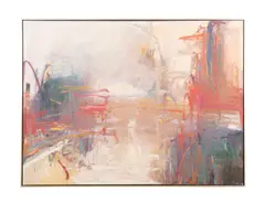 Untitled Abstract by Tom Lieber, oil on canvas, sold Jun 2023